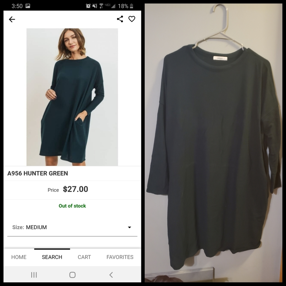 Shift Dress with Pockets